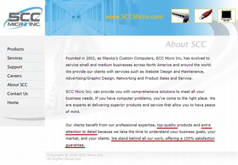 SCC Micro Inc., ph 416-828-2528
